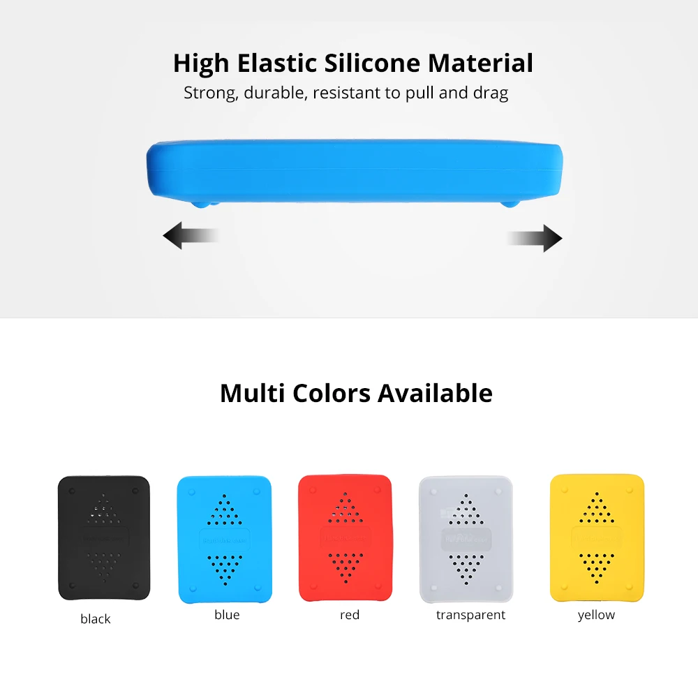 2.5inch Silicone Case HDD Bags Case Hard Drive Disk Cover Protector Skin Ultra Soft 2.5\