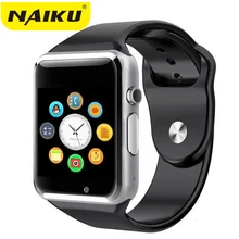 A1 Bluetooth Смарт часы наручные часы Спорт Шагомер с SIM Камера Smartwatch для Android-смартфон России T15 хорошее, чем DZ09