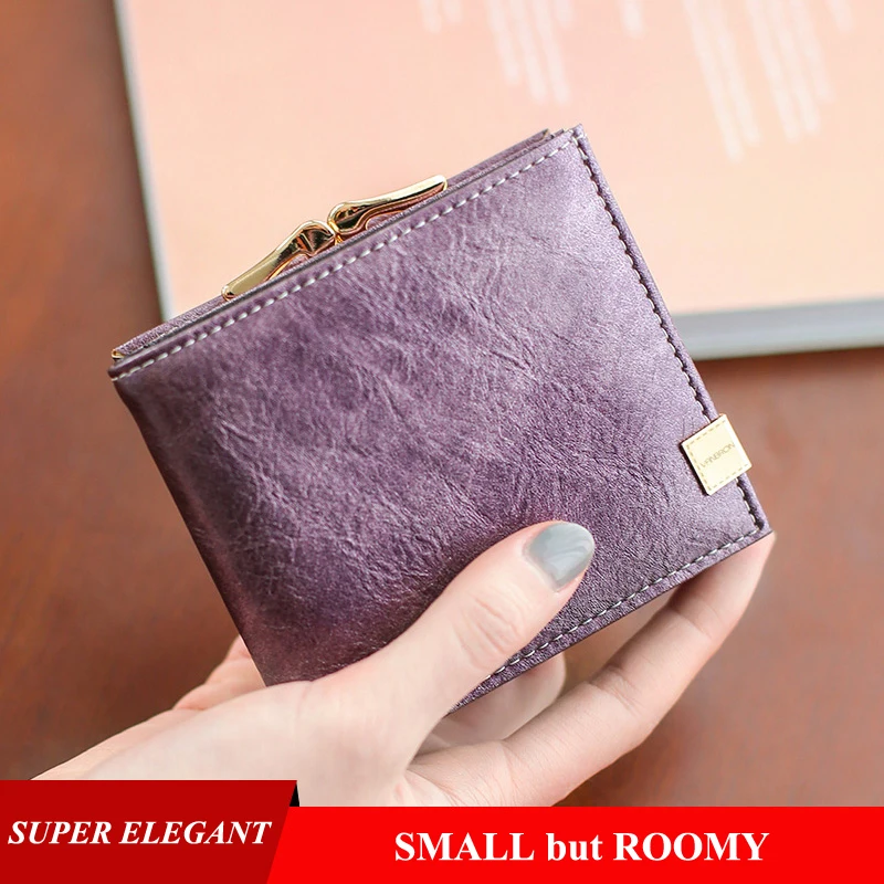 Fashion Women Short Wallets Ladies Small Wallet Female Coin Purse Credit Card Designer Brand Wallet Purses Money Bag 6N04-02