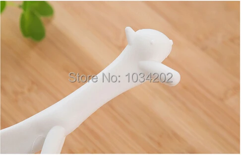 DHL 300 шт. Милая пластиковая ручка белка ложка Вертикальная антипригарная ложка для риса креативная лопатка для риса