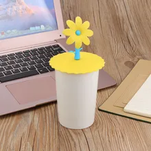 C Sapling silicone cup cover lids Cup Drinking Wash Gargle Cup Silicone Covers Thermal Cup Coffee Mug Water Home mugs FS25