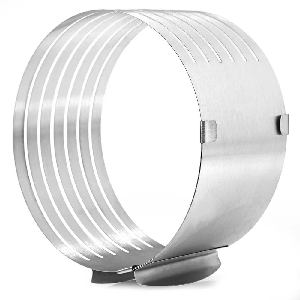 15% Retractable Stainless Steel Circle Mousse Cake Layer Cut Tools cake decorating tools bakery tools