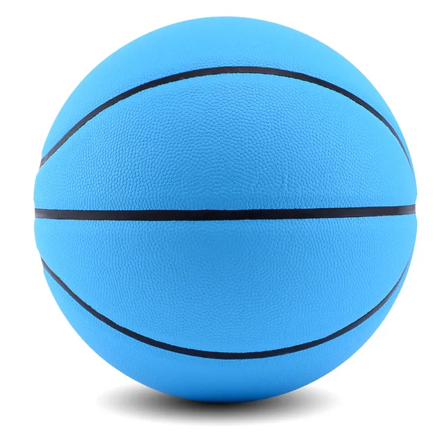 blue colour Professional Basketball Size 7 PU Outdoor Sports Basketball