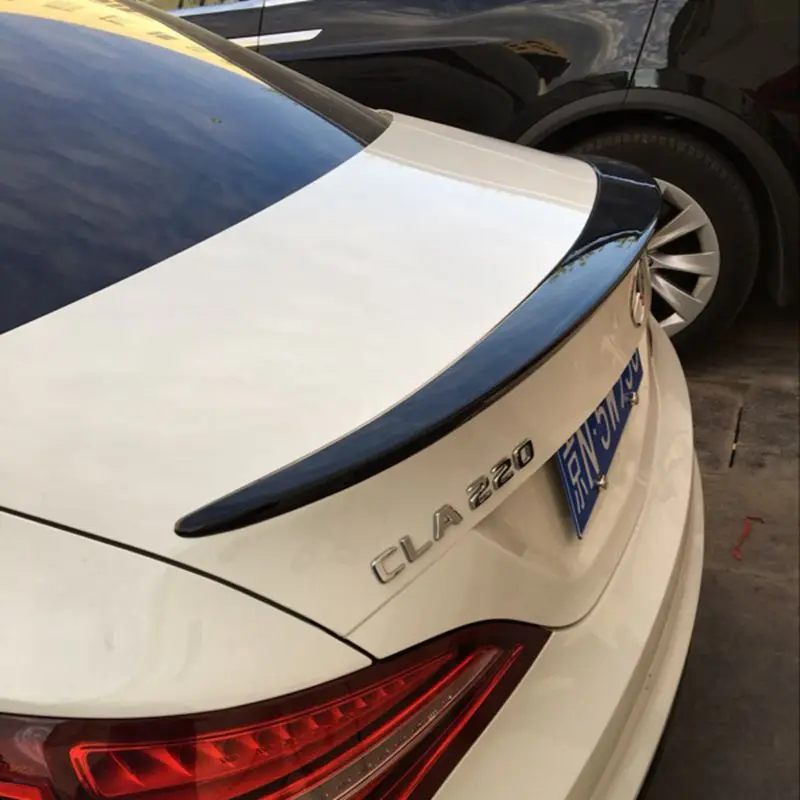 

ABS Plastic Unpainted Color Rear Wing Spoiler For Benz W117 CLA Class CLA200 CLA220 CLA260 AMG CLA45 2013 2014 2015 2016 2017