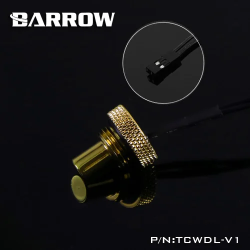 Стопорный фитинг датчика температуры Barrow G1/4 '' 10K (стандарт) водяное охлаждение