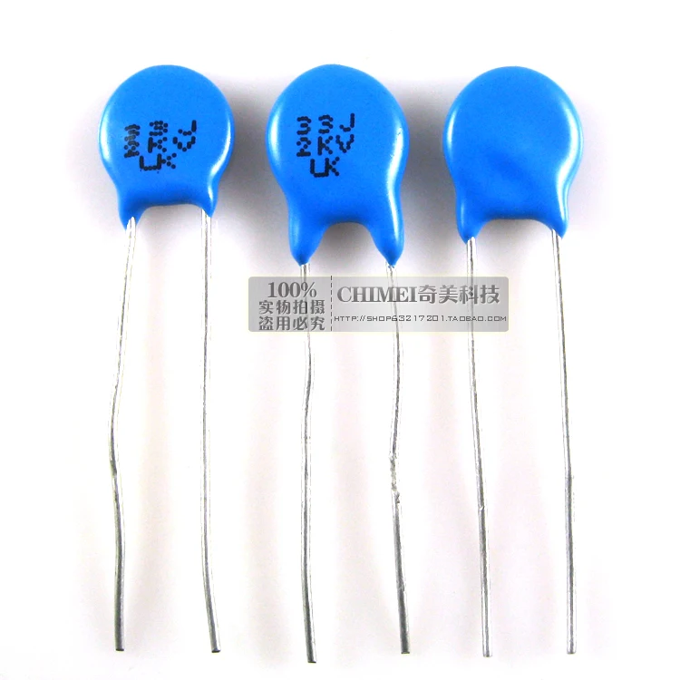 High voltage ceramic capacitors 2KV 33K 33J capacitors commonly used in