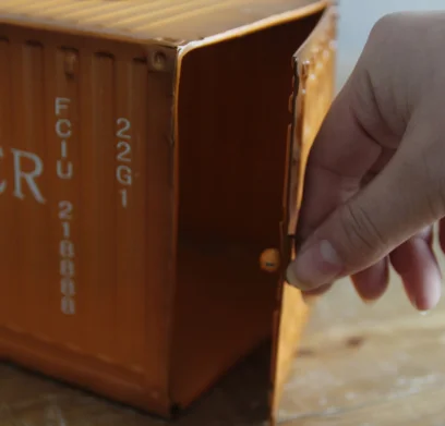 Ретро кованого железа креативный промышленный ветер контейнер коробка ткани дома гостиной рабочего стола украшения ресторана коробка ткани Q185