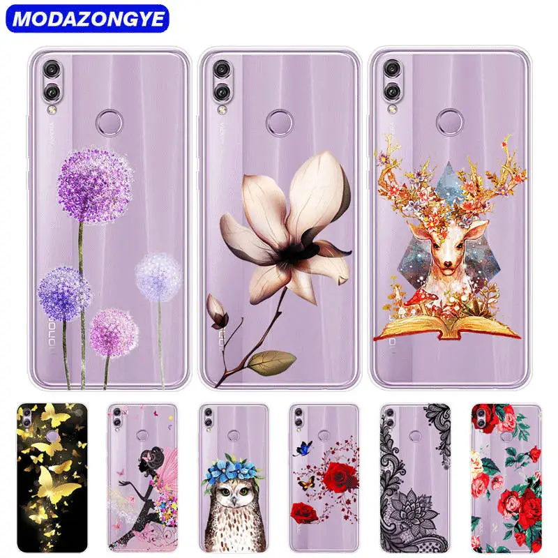 

Case Huawei Honor 8X Phone Case Silicone Soft TPU Cartoon Back Cover Case Huawei Honor 8X JSN-L21 JSN L21 Honor8X 8 X 6.5 inch