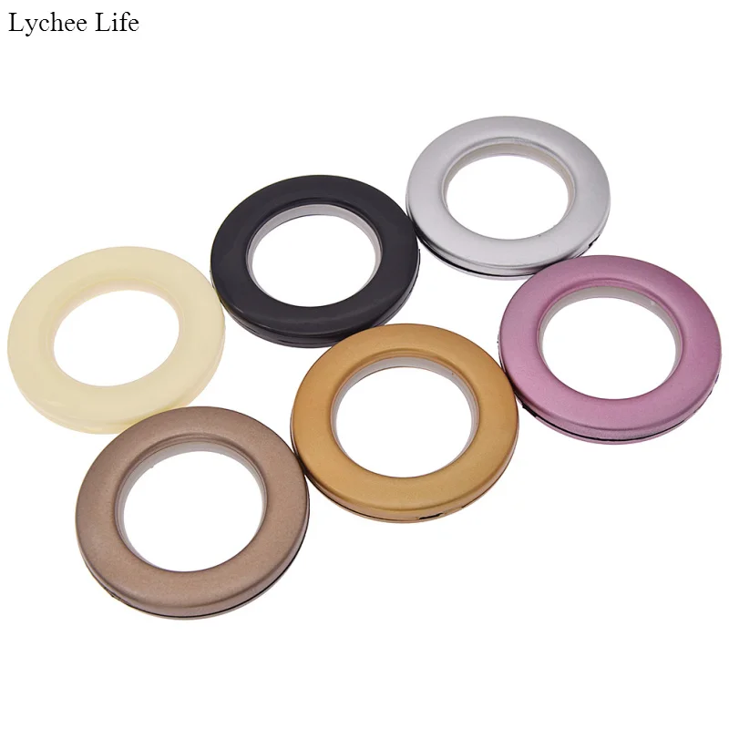 Lychee Life 20 ⑤ упак. пластиковые малошумные римские кольца для душевой занавески с