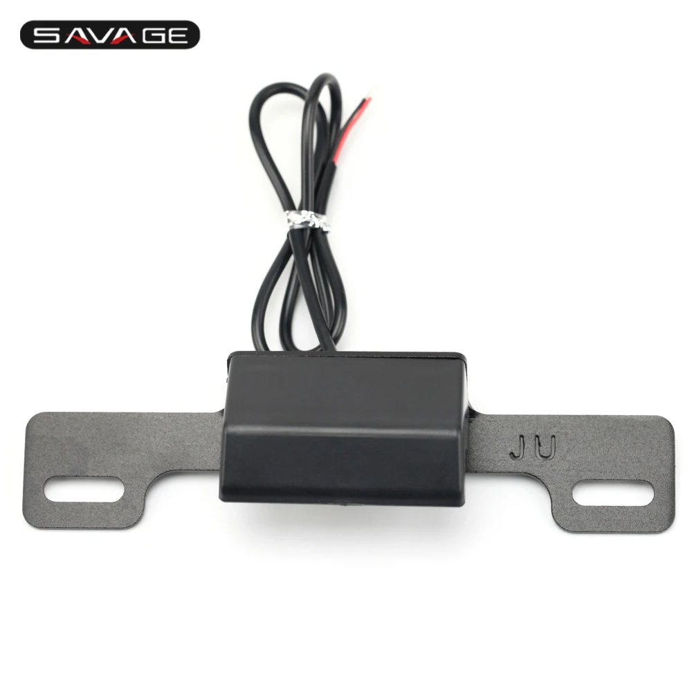 

For US CA PT JP Licence Plate Universal License Plate LED Light Lamp Motorcycle Accessories Motor Bike