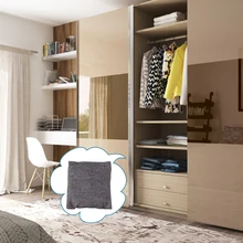 Бамбуковый древесный уголь мешок хлопок штампованная металлическая застежка очиститель воздуха пакет