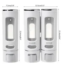 400 мл/800 мл настенный дозатор для жидкого мыла прозрачный жидкой пеной для хранения Бутылочки для шампуня Бутылочки для Кухня Ванная комната