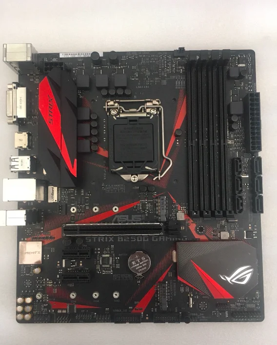 Оригинальная материнская плата для ASUS ROG STRIX B250G GAMING DDR4 LGA 1151 64 Гб DVI HDMI настольная материнская плата