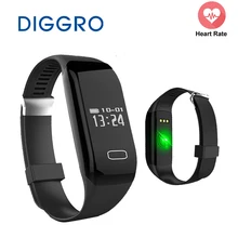 Smart Band diggro H3 монитор сердечного ритма фитнес-трекер активности браслет часы браслет для iOS и Android-смартфон