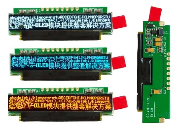 Maithoga 1,82 дюймов 8PIN SPI белый/синий/красный OLED дисплей модуль SSD1326 Привод IC 256*32