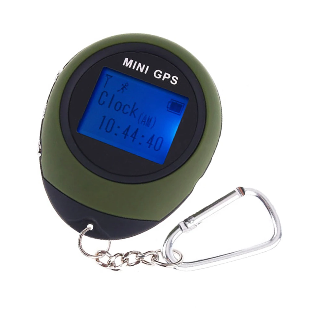 

Mini GPS Tracker Portable Handheld Keychain USB Rechargeable Location Tracker Compass For Outdoor Travel Climbing Universal