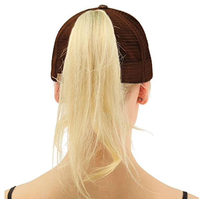 IOTTG High Quality Women’s Cap Ponytail Cap Messy Bun Baseball Cap Adjustable Snapback Hats