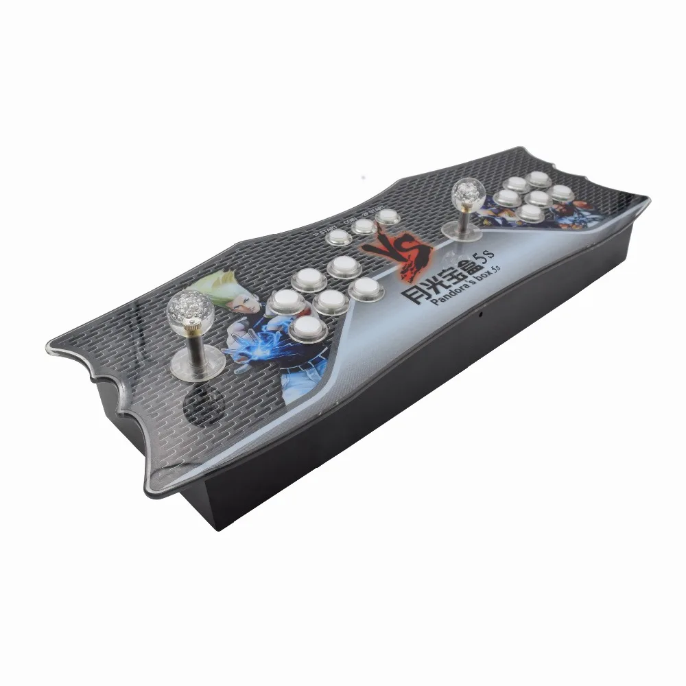 

Box 5S 1388 in 1 console usb arcade joystick with colorful LED button zero delay kit games joysticks For pandora box