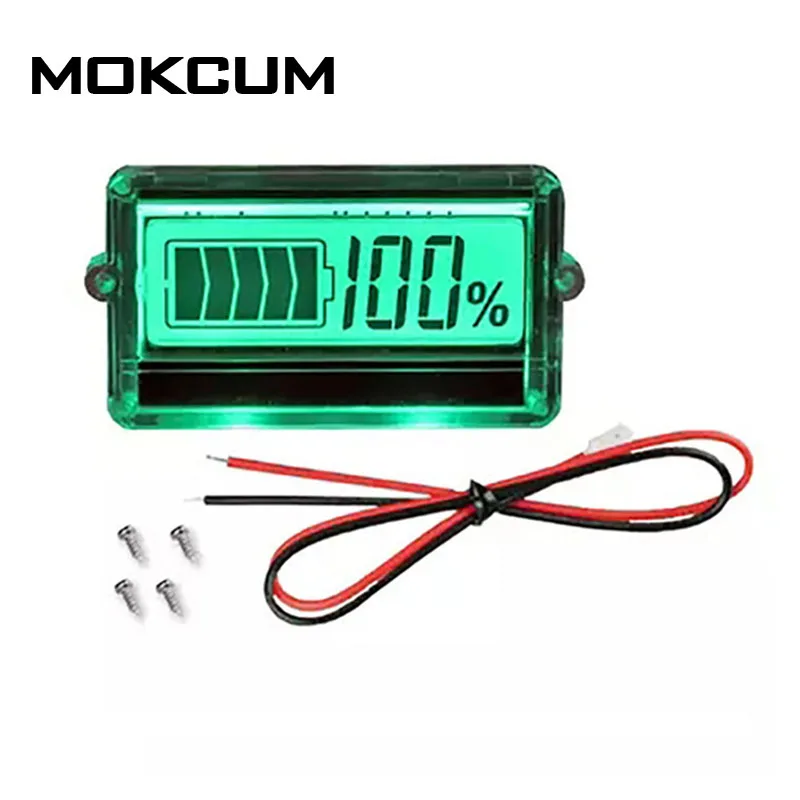

12V Battery Electricity Quantity Green Display For Lead Acid Battery Capacity Detection LED Household Battery Tester