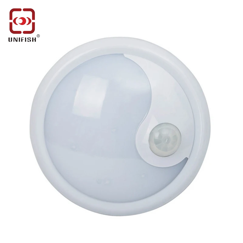 Bedside Table Lamp Battery Powered 6 LEDs Round Wireless Battery