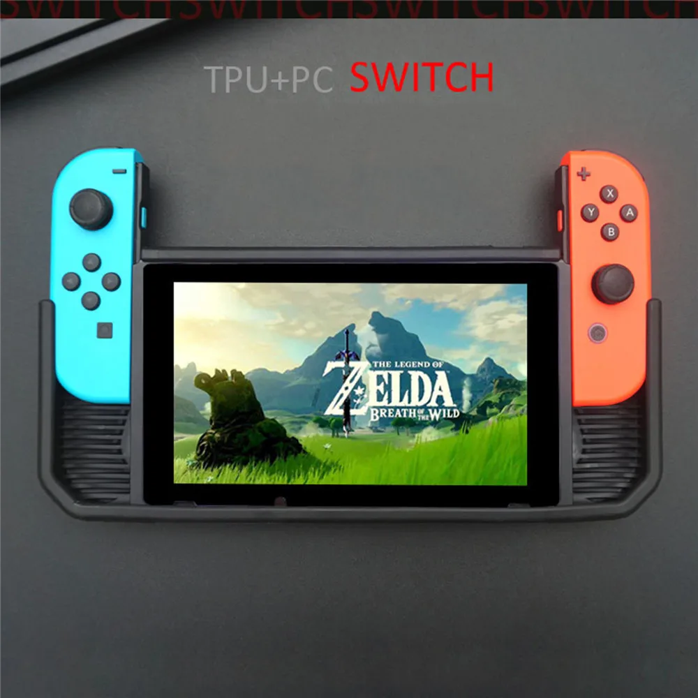 Твердый чехол из ТПУ чехол для Nintendo Switch Console защитный чехол для NS Switch контроллер с захватом для большого пальца колпачки аксессуары для игр