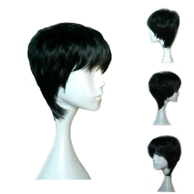 HAIRJOY женский стрижка Pixie черный коричневый блондин фиолетовый 6 цветов короткий прямой термостойкий синтетический парик