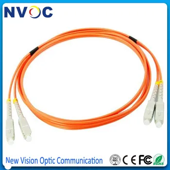 

10Pcs/Lot,MM,Simplex,3M,3.0mm,PVC Jacket,SC/UPC-SC/UPC OM2 Fiber Optic Cable Patch Cord,SC UPC Indoor Fiber Jumper Cable