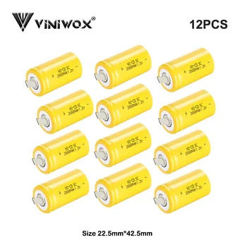 

Ni-CD 2000mAh SC 1.2V Rechargeable Battery Cell Power Tool Battery For Electrical Tools Accumulator Subc Batteria Real Capacity