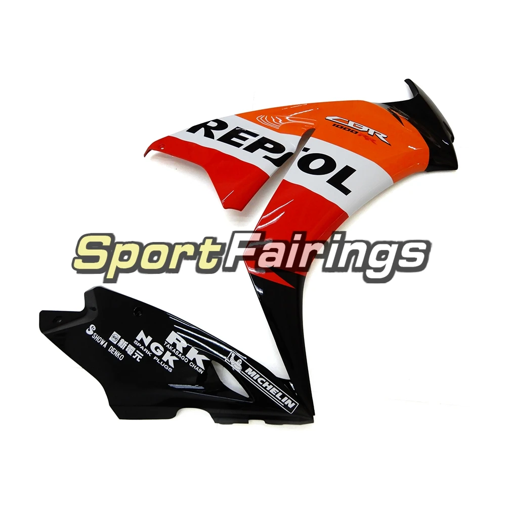 Полный обтекатели для Honda CBR1000RR Год 2012 2013 ABS для мотоциклов обтекателя Kit Кузов оранжевый красный мотоцикл передка