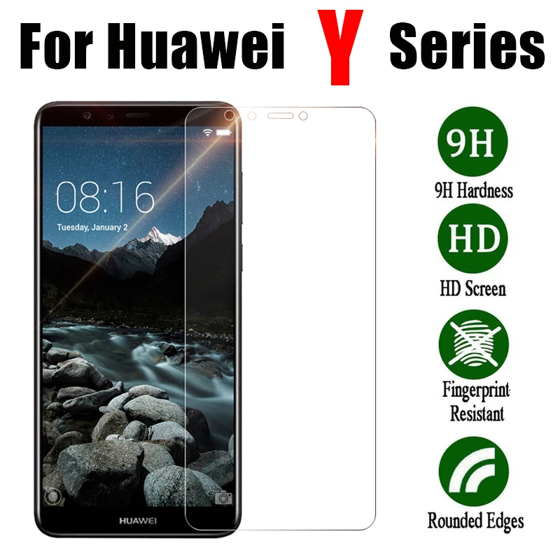 Защитное стекло для Huawei Y7 y6 y5 2017 prime пленка закаленное huaway y635 y 6 ii Pro защита экрана