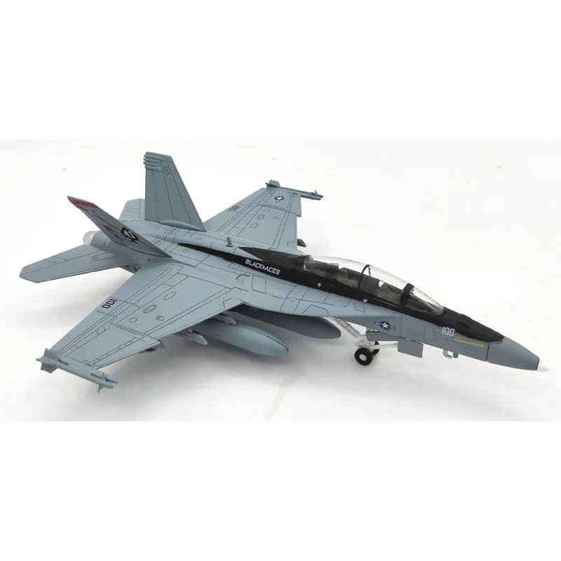 Амер США F/A-18F супер Hornet боевой самолет 1/100 Готовая модель из сплава игрушка для сбора подарка