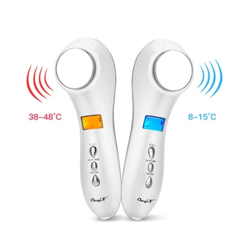 

Rechargeable Facial Massager 3D Face Cleaning Vibration Massage Face Washing Product Skin Care with hot and cool Function