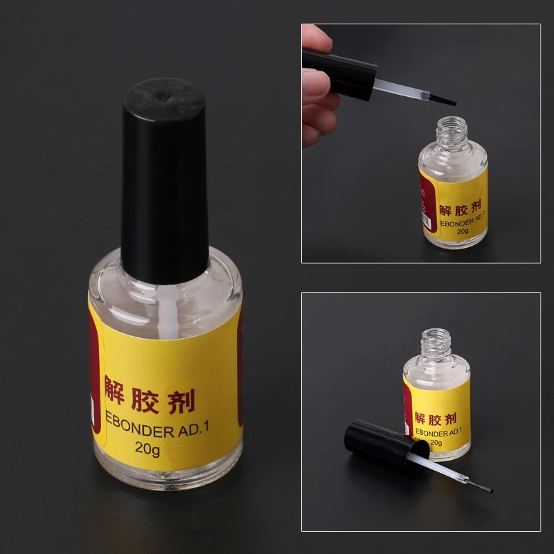 20g Glue Adhesive Superglue Remover Cleaner Debonder Bottle For UV Epoxy Resin