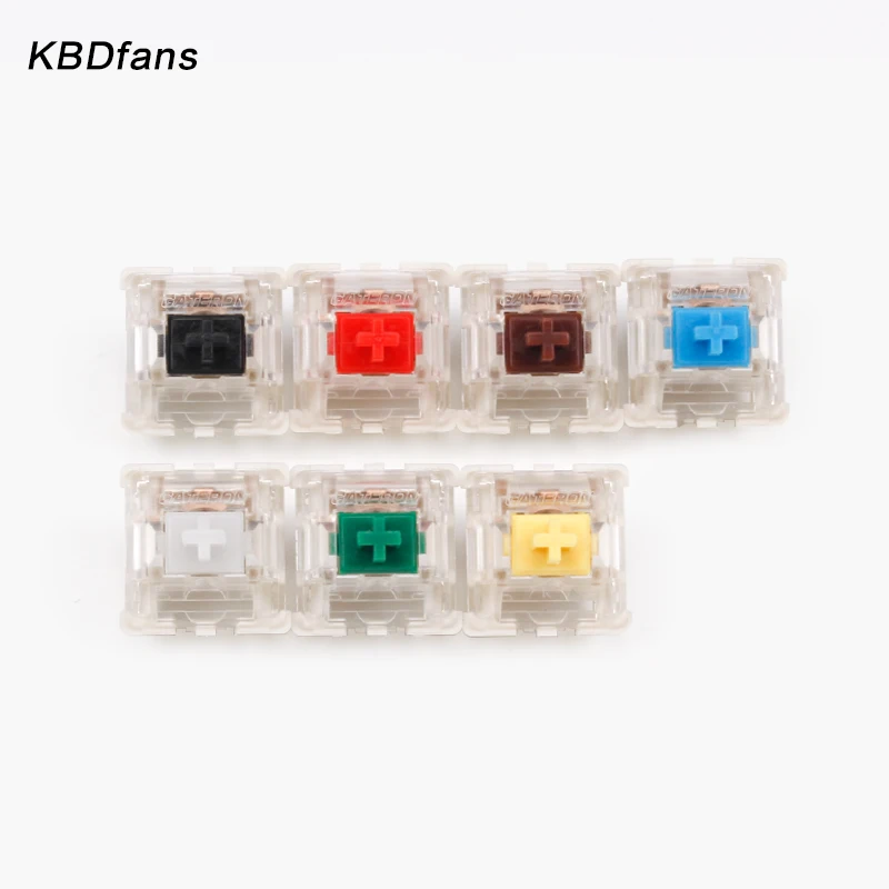 Переключатель gateron SMD для mx механическая прозрачная клавиатура коричневый синий