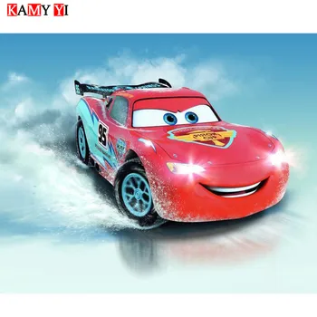 

KAMY YI Full Square/Round Drill 5D DIY Diamond Painting"Cartoon car"Mosaic Stitch Diamond Embroidery Home Decor Gift HYY
