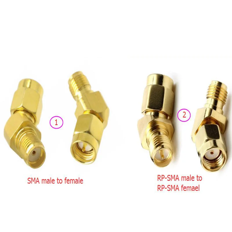 JX 2 шт SMA папа к SMA мама или RP-SMA папа к RP-SMA Женский адаптер 45 градусов 135 Угол разъем для FPV Быстрая