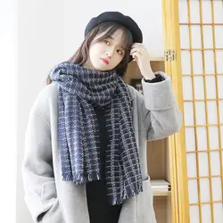 Новое поступление Мода на осень-зиму Длинные темперамент мягкая новый шарф удобные шаль теплые женские толстой вязки милые трендовая шаль