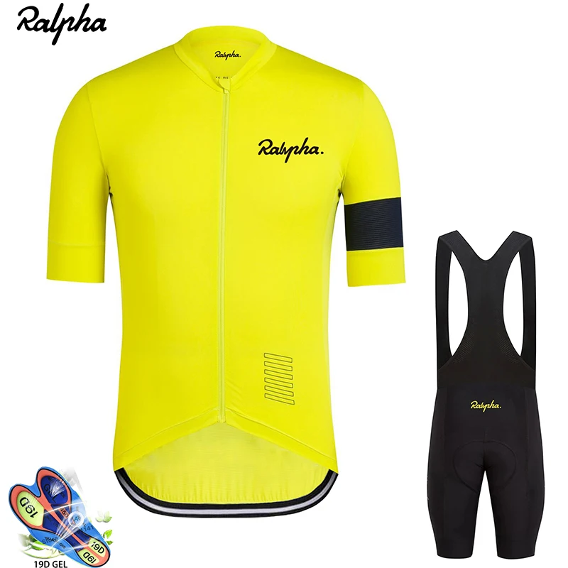 

Men's Cycling Jersey Set Cycling Clothing Bib Shorts Kit Quick dry Bicycle Uniform Bike Clothes Suit ropa ciclismo verano 2019