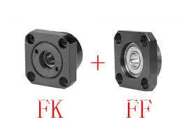 

100 pairs/lot FK12/FF12 ball screw guide end supports Fixed side FK12 and Floated side FF12