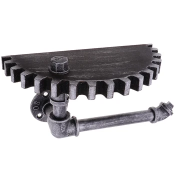 

Galvanized Tube Half Segmented Cup Wheel Lavatory Tissue Holder