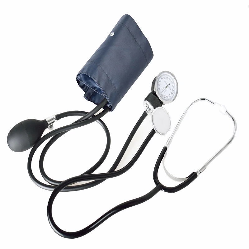 

Medical Blood Pressure Monitor Sphygmomanometer Cuff with Stethoscope Health Meter Estetoscopio Saturimetro Tensiometro