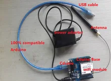 UNO R3 Development Board Cduino Base Power Adapter Omni Directional Antenna WiFi USB Cable Shield DIY KIT RC Electronic toy