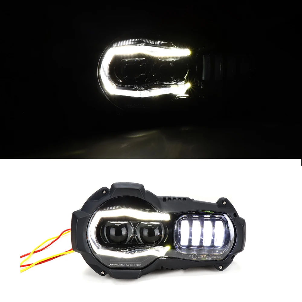 ¡Nueva llegada! proyector de faros LED de motocicleta para BMW R1200GS 2004-2012 R 1200GS ADV Adventure 2005-2013 montaje de luces de Moto - 4