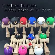 Полиуретановая краска/резиновая краска 100 шт. 5 отверстий заводские магазины бутик традиционный бук шар Kendama профессиональный подарок