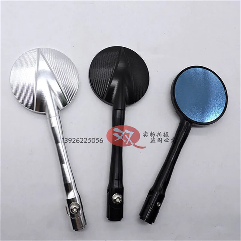 

8mm 10mm CNC motorcycle mirror motorbike convex mirrors universal moto parts scooter refiective mirror for yamaha honda suzuki