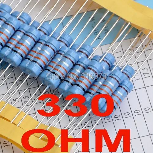 x5PCS 220K Ohm Metal Oxide Film Resistors 5W 5 Watts