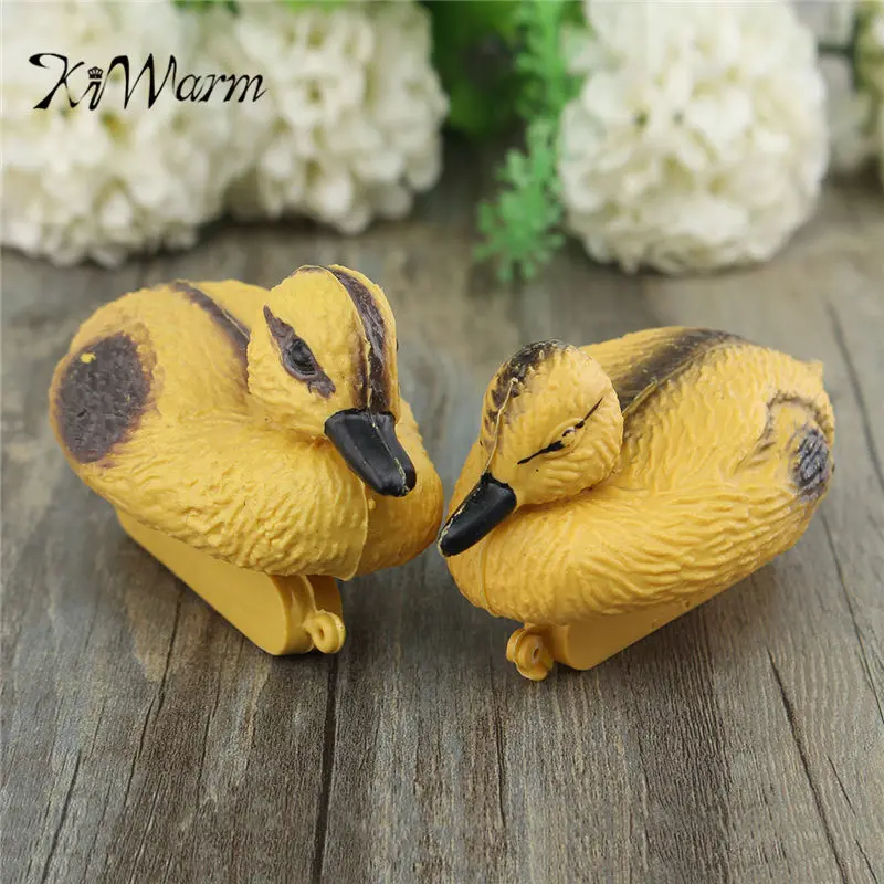 

1 Pair Mini Floating Cute Ducks KiWarm Decoy Hunting Shooting mallard Deterrent Repeller Pond Pool Decor Home Ornaments