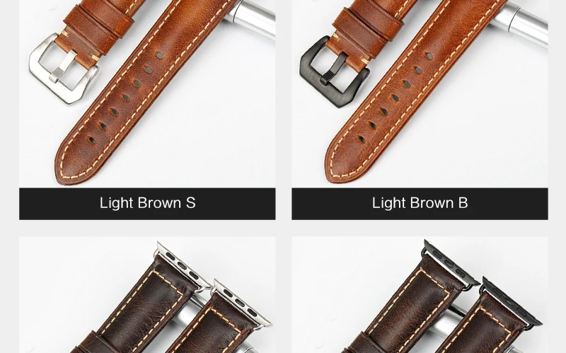 MAIKES, винтажный кожаный ремешок для Apple Watch, ремешок 44 мм, 40 мм, серия 4, 3, 2, 1, ремешок iWatch, ремешок для Apple Watch, 42 мм, 38 мм