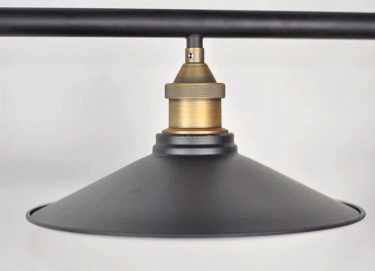 Luminárias em Estilo Sala de Jantar Luzes Pingente Loft Polia Hanglamp Lâmpada Retro Vintage Black Metal Industrial Iluminação Quarto Bar 13 High Quality light fixtures