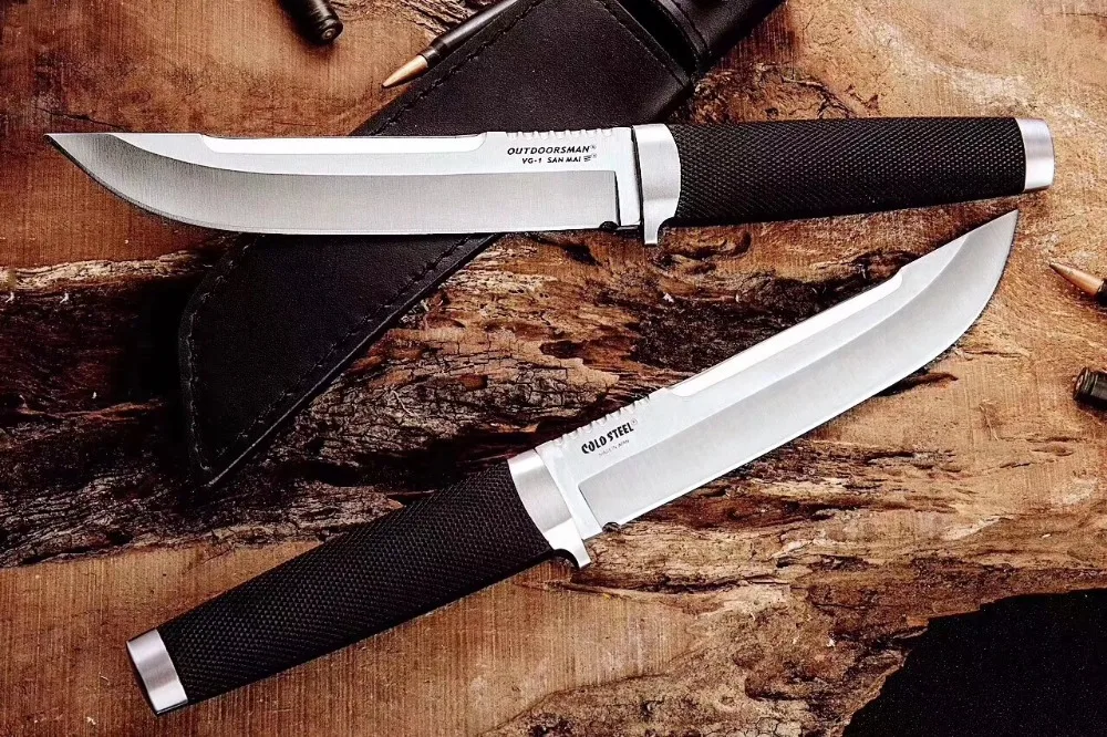 DuoClang холодный стальной нож с фиксированным лезвием тактический охотничий VG-1 стальной полувоенный высокоэффективный нож